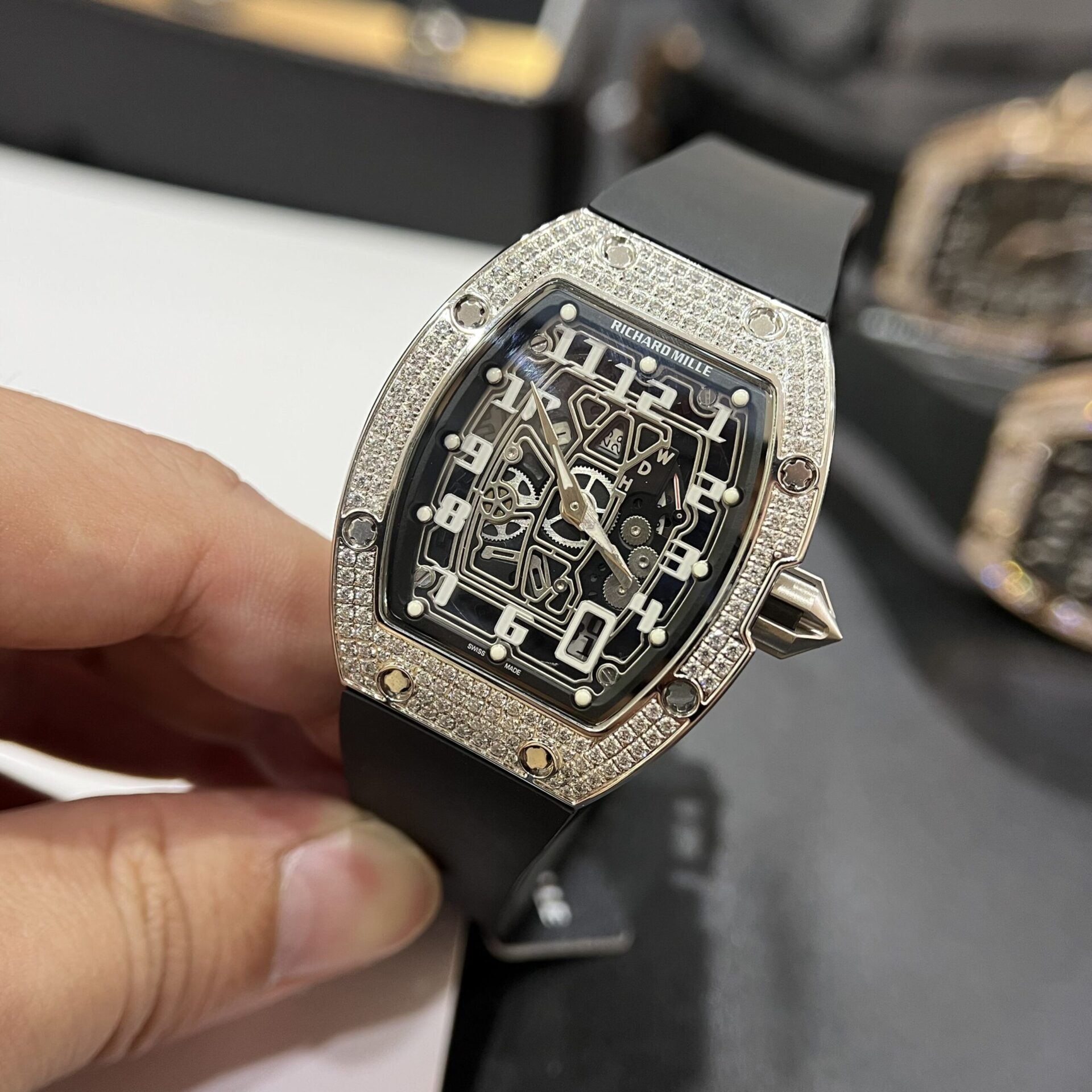 Richard Mille Replica Watch RM67-01 Rubber Strap 40mm - Top club