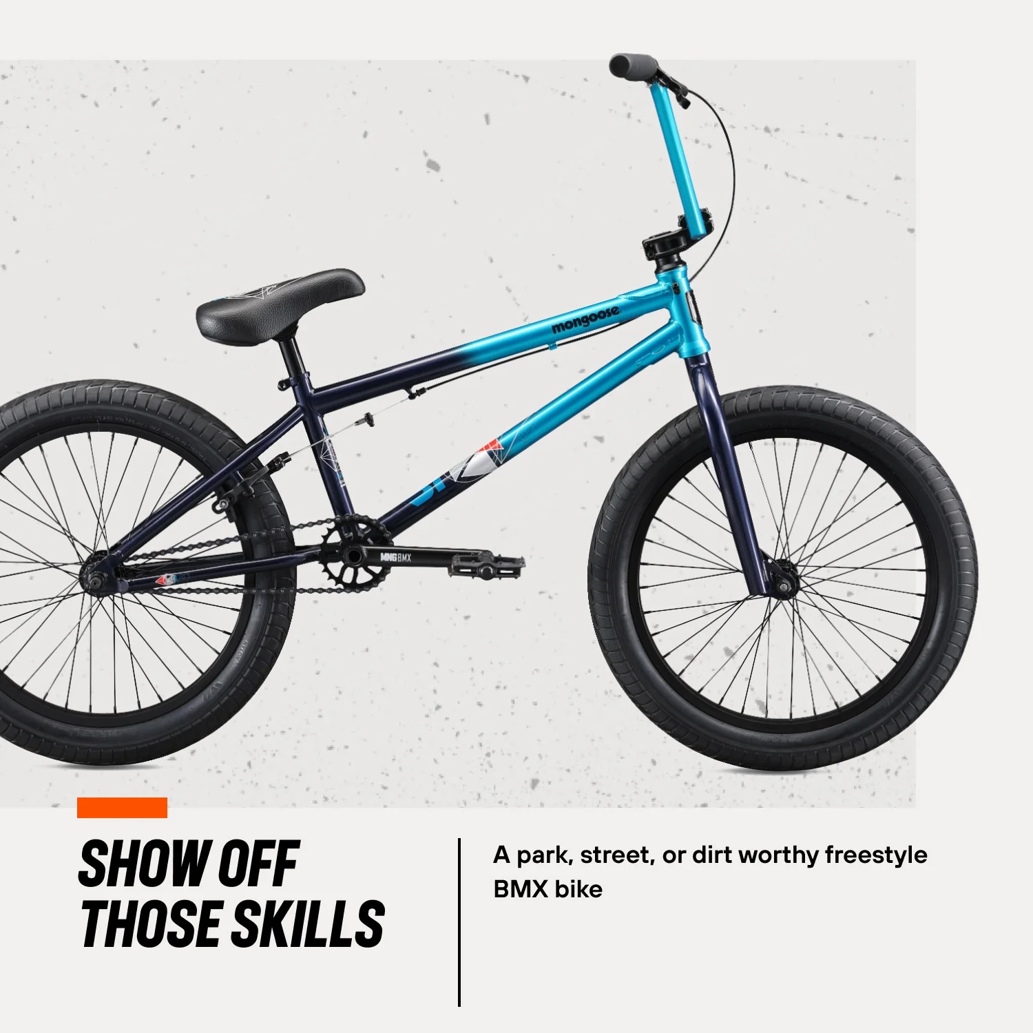 Mongoose Legion L80 Freestyle BMX Bike, 20" Wheels, Ages 8 and up, Teal - Image 5