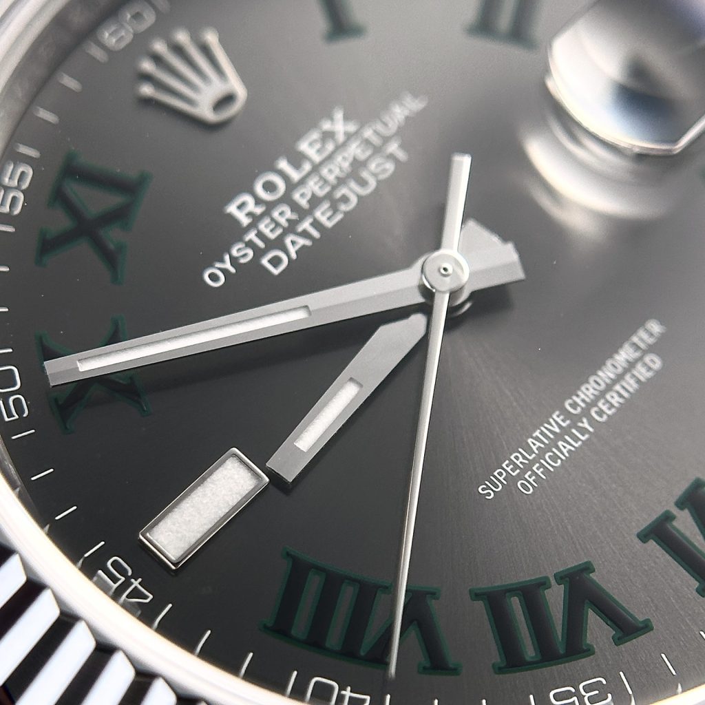 Rolex Replica Watch DateJust 126334 Dial Wimbledon VS Factory 41mm - Elite Watch Atelier