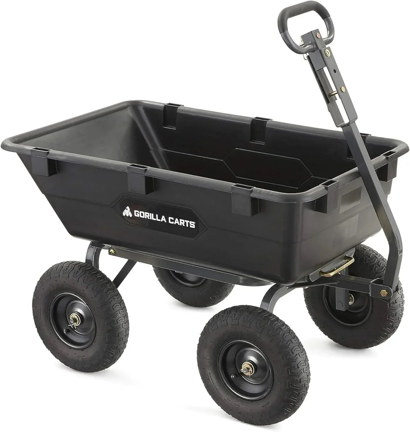 Gorilla Carts Utility Dump Wagon 6 Cubic Feet 1200 lb Capacity Black - GOR6PS - Image 14 Gorilla Carts Utility Dump Wagon 6 Cubic Feet 1200 lb Capacity Black - GOR6PS - Image 14