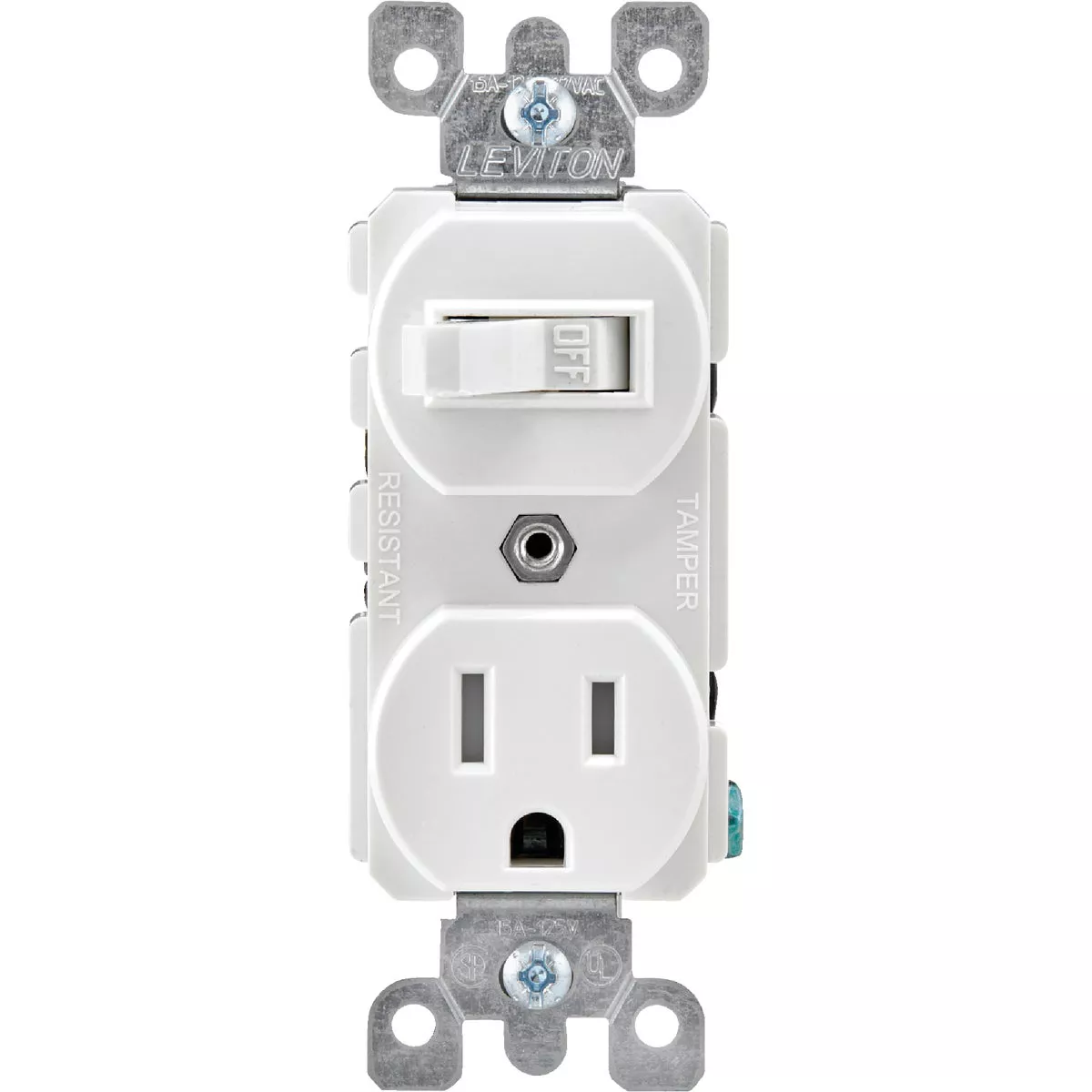 Leviton White 15A Commercial Grade Switch & Outlet