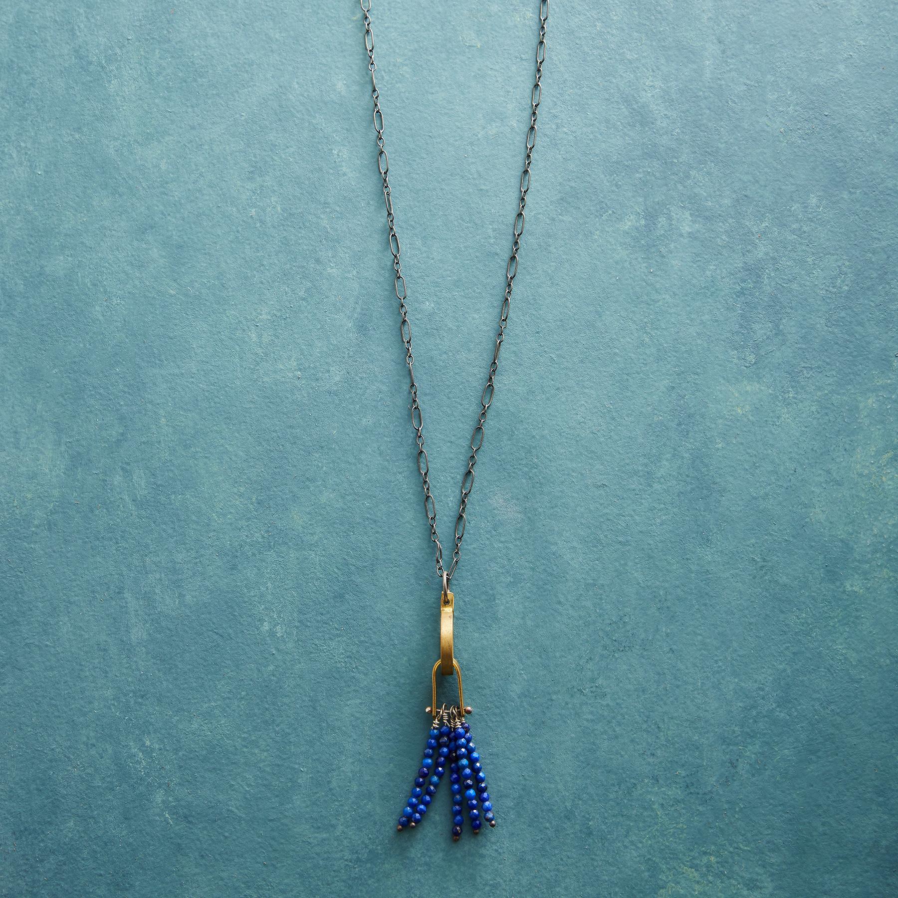 Lapis Tassel Necklace - Sundance Clothing