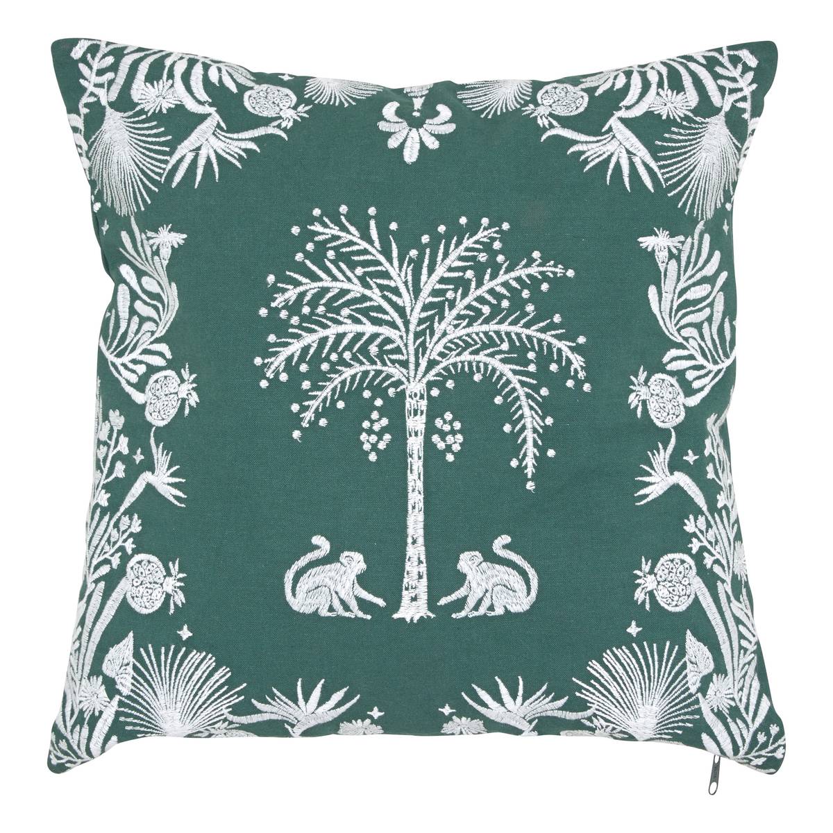 Cushion "The palm resort" Green, 45x45 cm