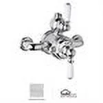 Edwardian Exposed Thermostatic Mixer with Levers - Finish: Polished Chrome
