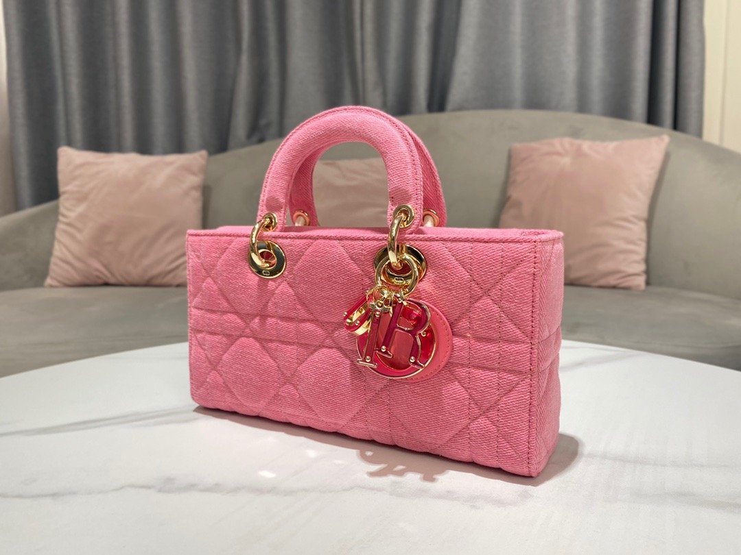 Christian Dior Lady D-Joy Bag Pink, For Women Women’s Handbags 26cm/10in CD M0540WTJA_M9291:1High-quality replica