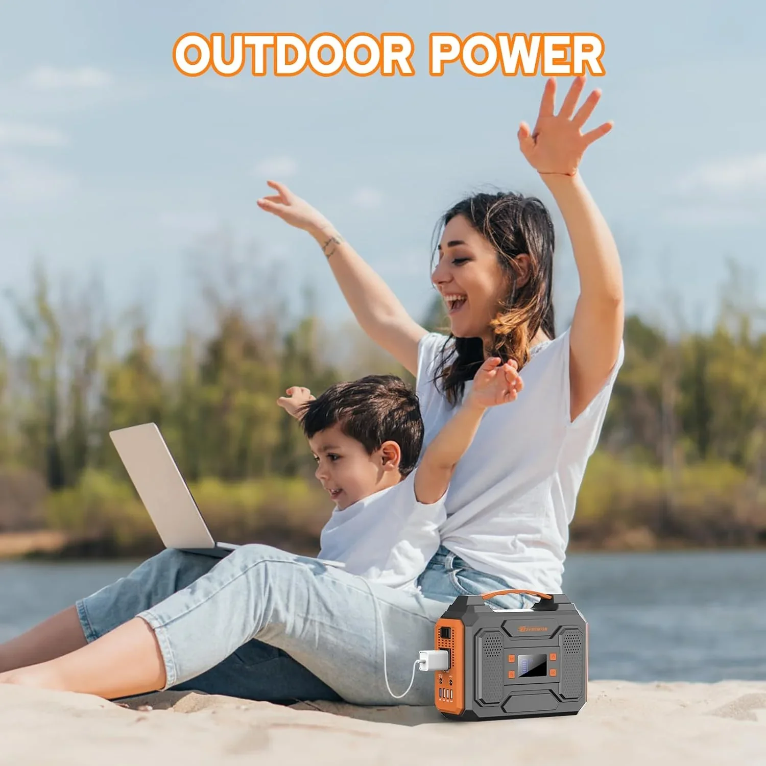 ZeroKor Solar Generator Kit 300W With 40W Solar Panel And 110V AC Outlet - Image 6 ZeroKor Solar Generator Kit 300W With 40W Solar Panel And 110V AC Outlet - Image 6