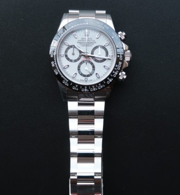 Replica Rolex Daytona 116500 LN Noob White Dial SS Bracelet A7750 - Top club