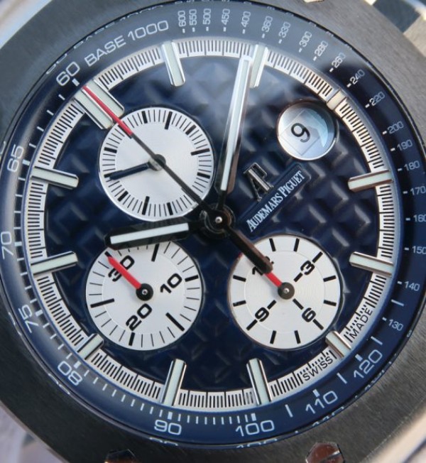 Replica Audemars Piguet JF Royal Oak Offshore 26400 Blue Dial A3126 - Top club