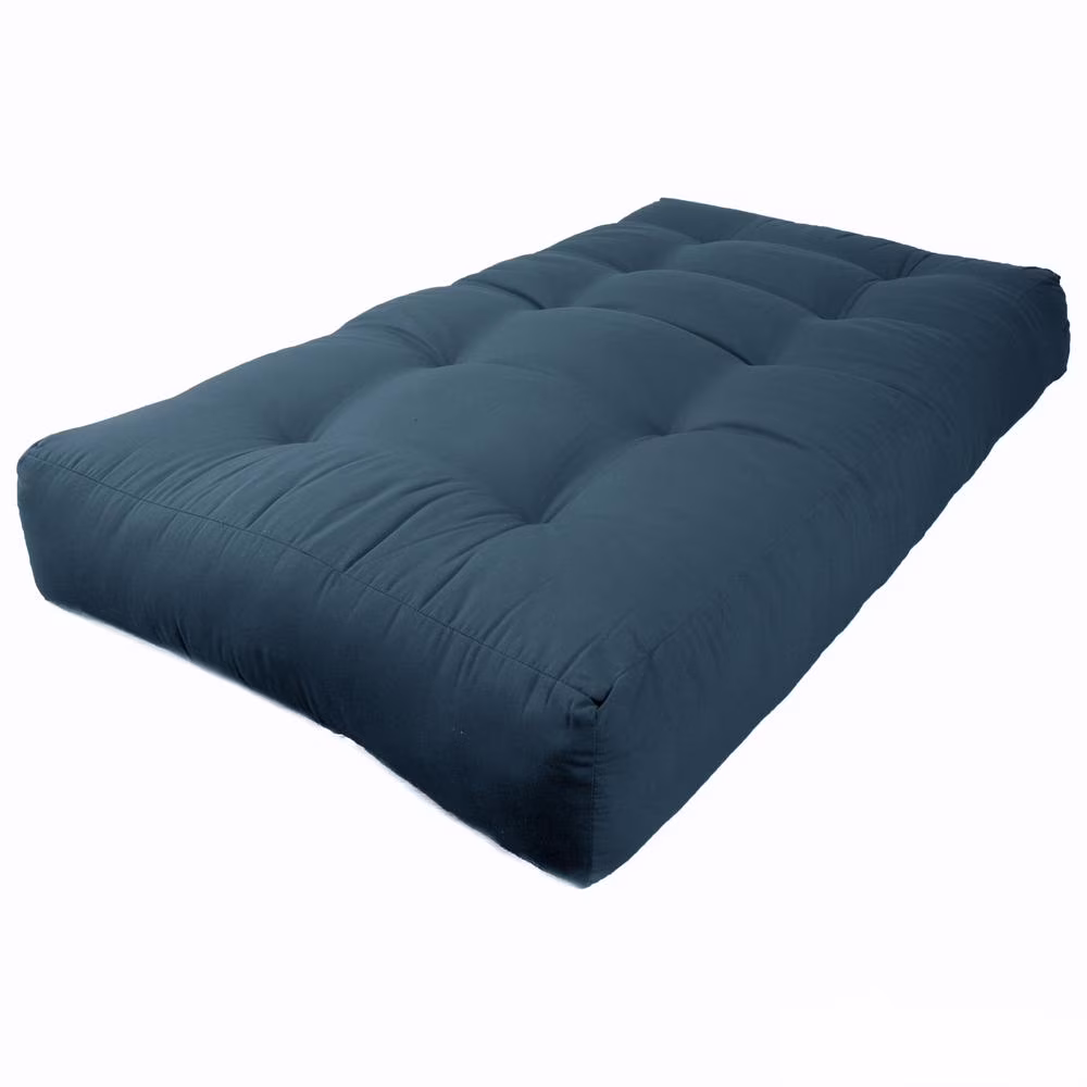 Blazing Needles Renewal 10-inch Twill Full-size Futon Mattress - Sage - Sage - Image 6