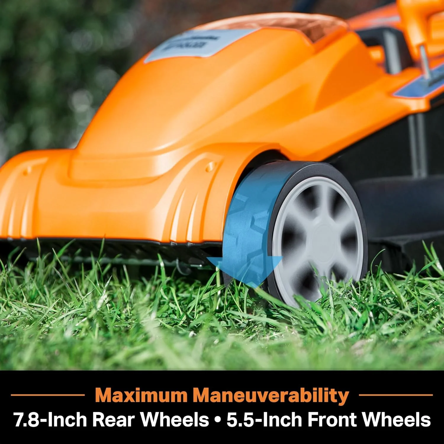 LawnMaster 48V Max Brushless Lawn Mower With 2 x 24V Max 4.0Ah Batteries And Dual Charger - CLMF4817E - Image 4 LawnMaster 48V Max Brushless Lawn Mower With 2 x 24V Max 4.0Ah Batteries And Dual Charger - CLMF4817E - Image 4