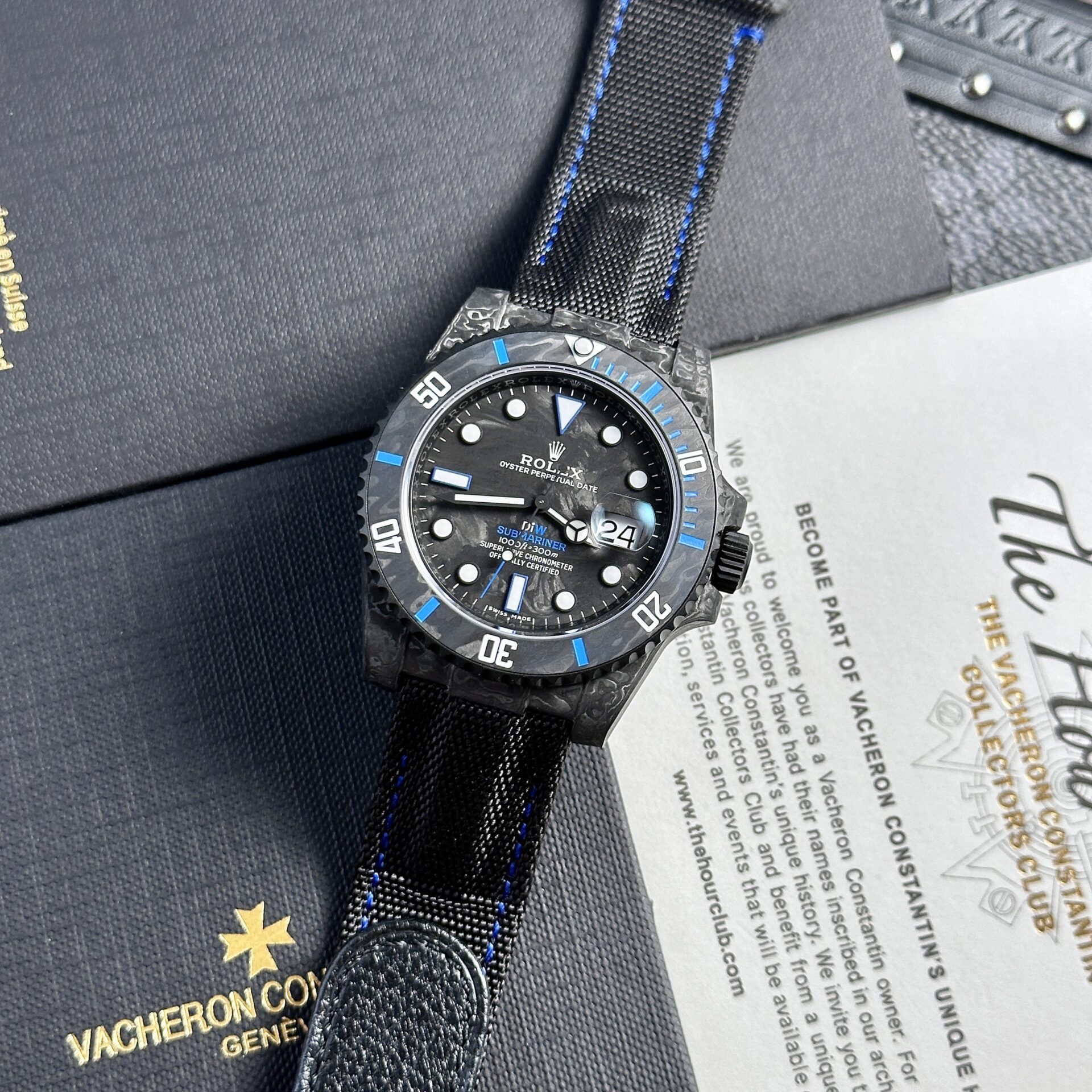 Rolex Best Replica Watch Submariner Diw Carbon Black 40mm - Top club