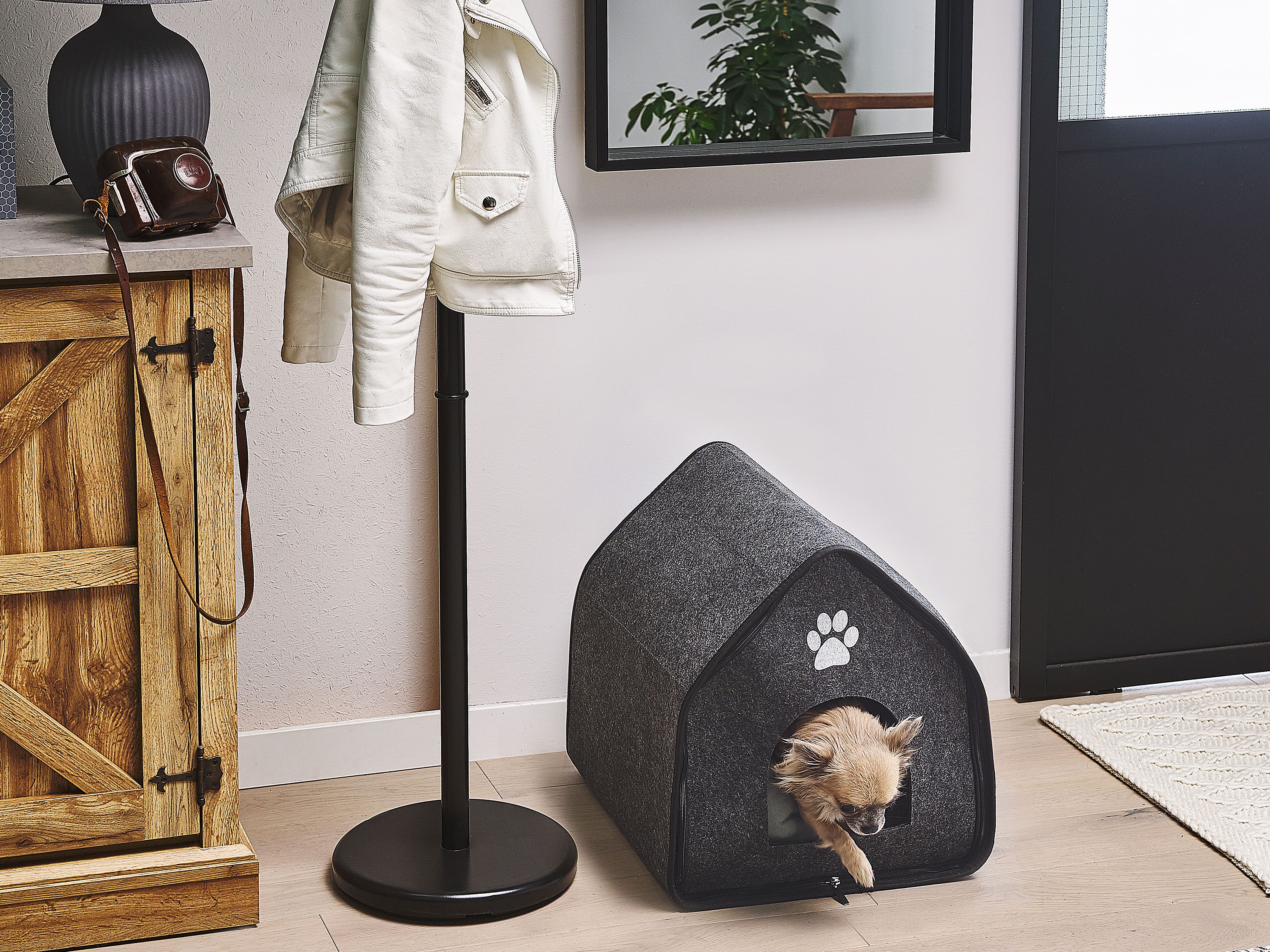 Pet Bed JANGI Felt Dark Grey