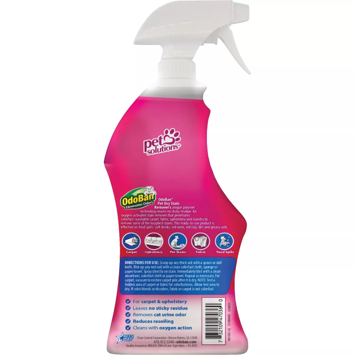 OdoBan 32 Oz. Pet Oxy Stain Remover Carpet Cleaner