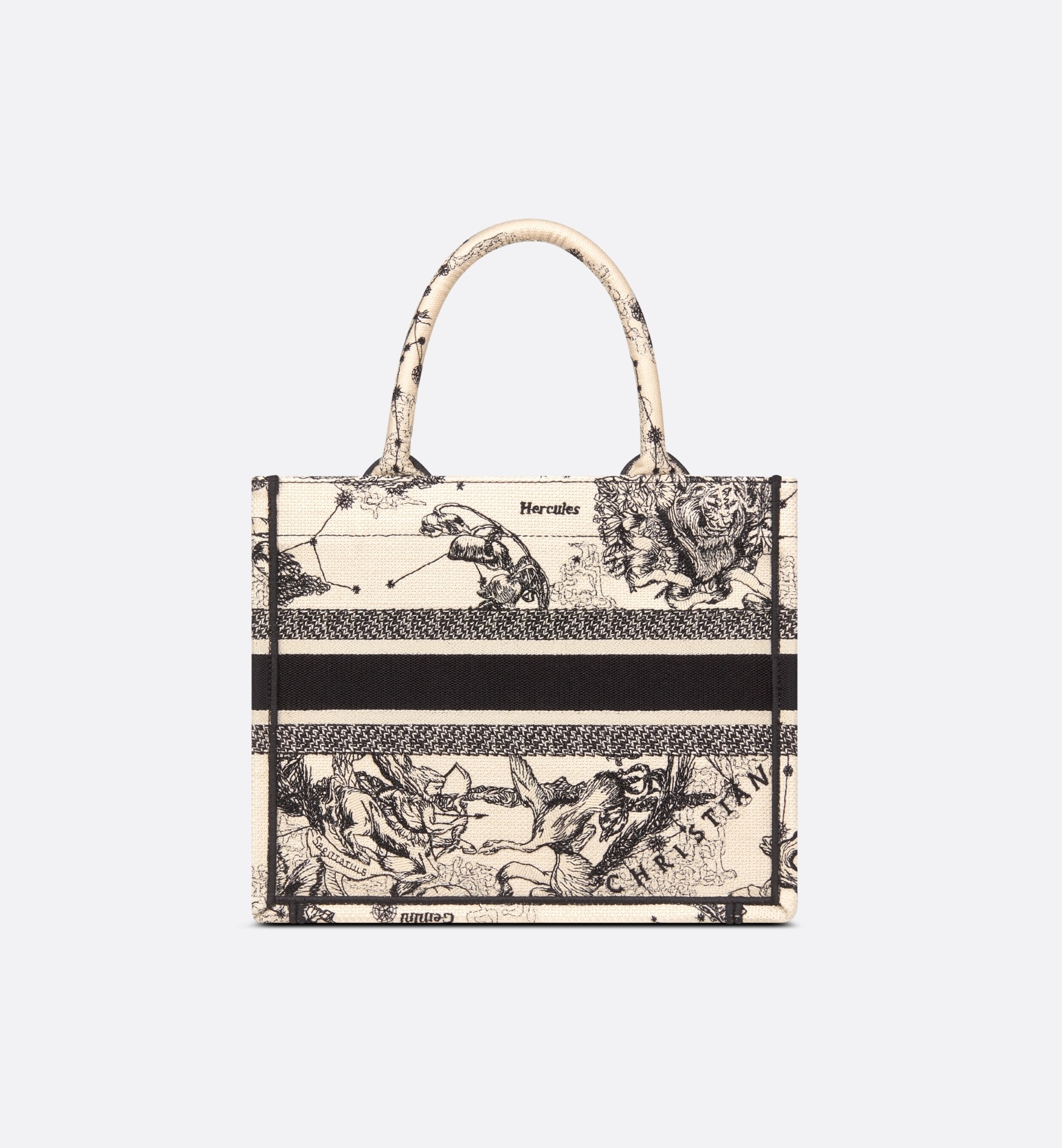 Christian Dior Small Dior Book Tote Bag Latte And Black  For Women M1265ZRHZ_M06E – 26.5 Cm/ 10.5 Inches1:1High-quality replica