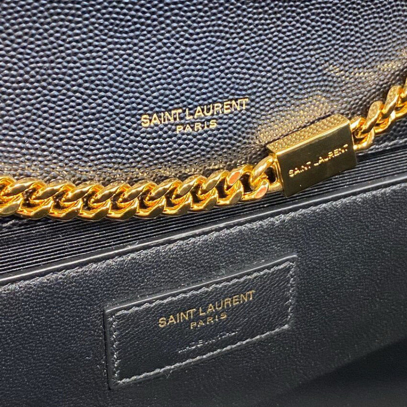 Replica Ysl Saint Laurent Kate Medium With Tassel In Grain De Poudre Leather 354119 Black1:1High-quality replica