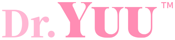 Official Dr.YUU website logo, the premium brand for realistic male masturbators and sex toys.