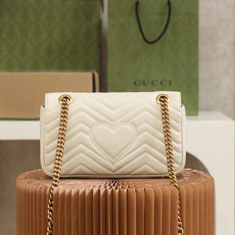 Replica Gucci GG Marmont Medium White1:1High-quality replica