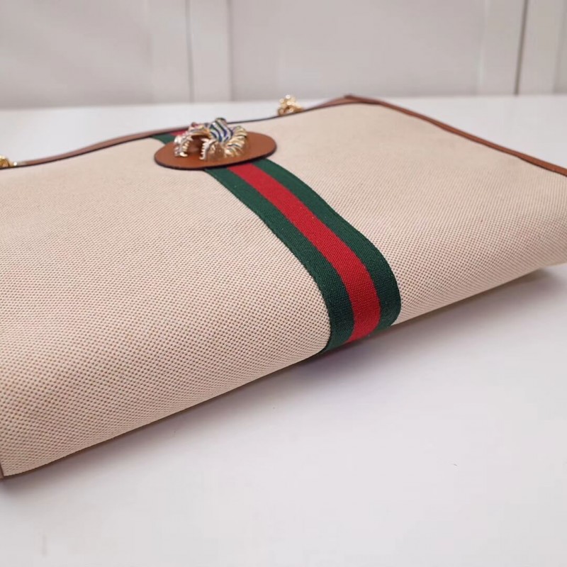 Replica Gucci Vintage Canvas Rajah Gg Tweed Large Tote 5372191:1High-quality replica
