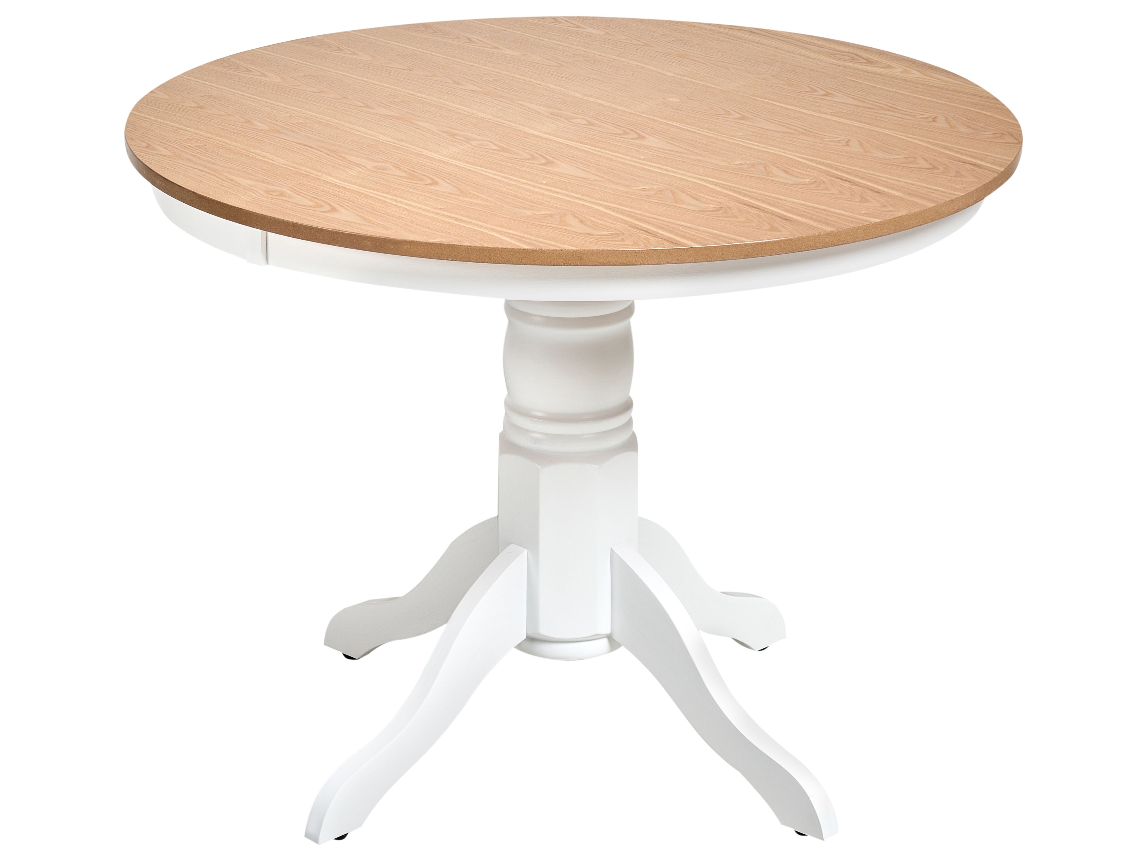 Dining Table AKRON Light Ash Wood 100 cm 100 cm Wood