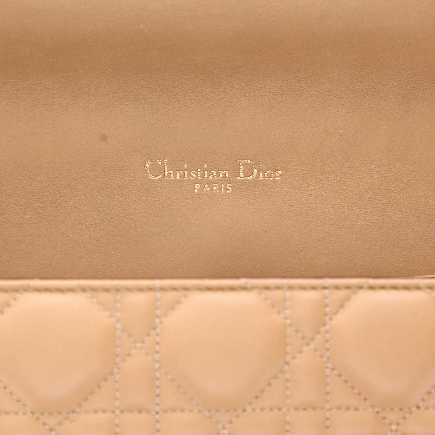 Dior Promenade handbag in beige leather cannage1:1High-quality replica