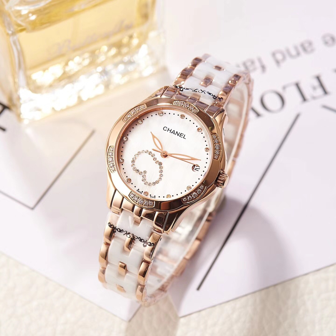 CHANEL Goddess quartz watch Imported quartz-3 hands diameter 34mm(1:1 replica) - Top club