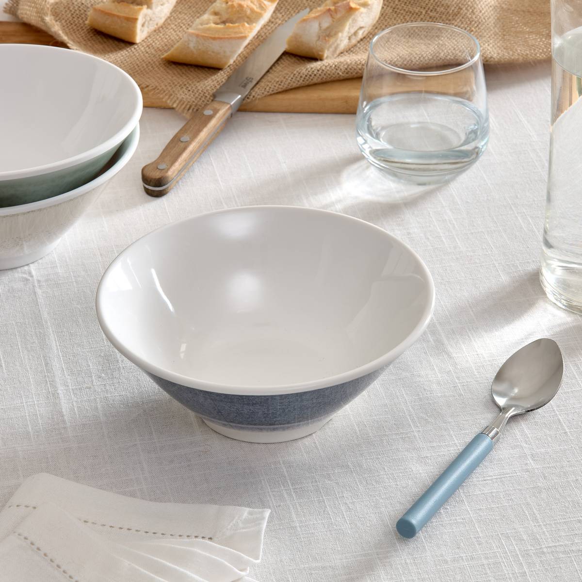 Salad bowl "Fanny" 25x25 cm, Blue