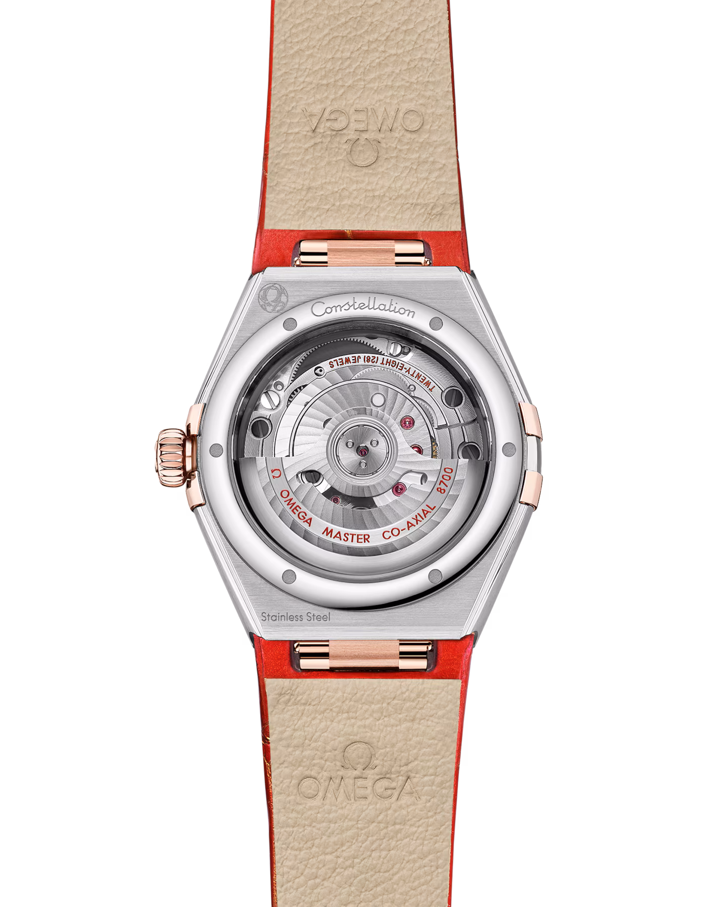 Constellation 29 mm, steel ‑ Sedna™ gold on leather strap(1:1 replica) - Elite Watch Atelier
