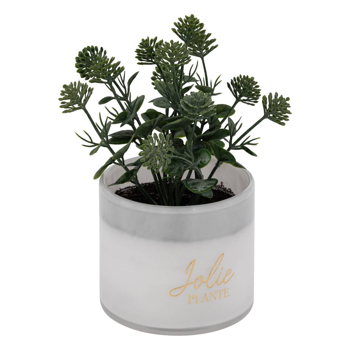 Artificial potted plant "Tayli" H. 18 cm