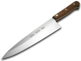 Case XX Solid Walnut Kitchen Knife Set, Stainless Steel Blades, Full Tang, 9-Piece
