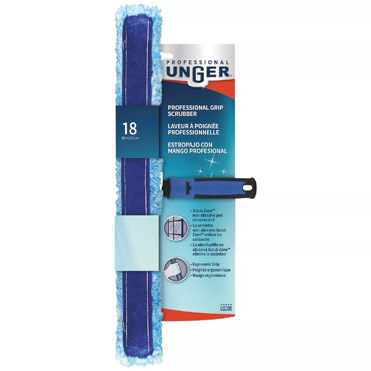Unger Professional 18 In. Swivel Scrubber