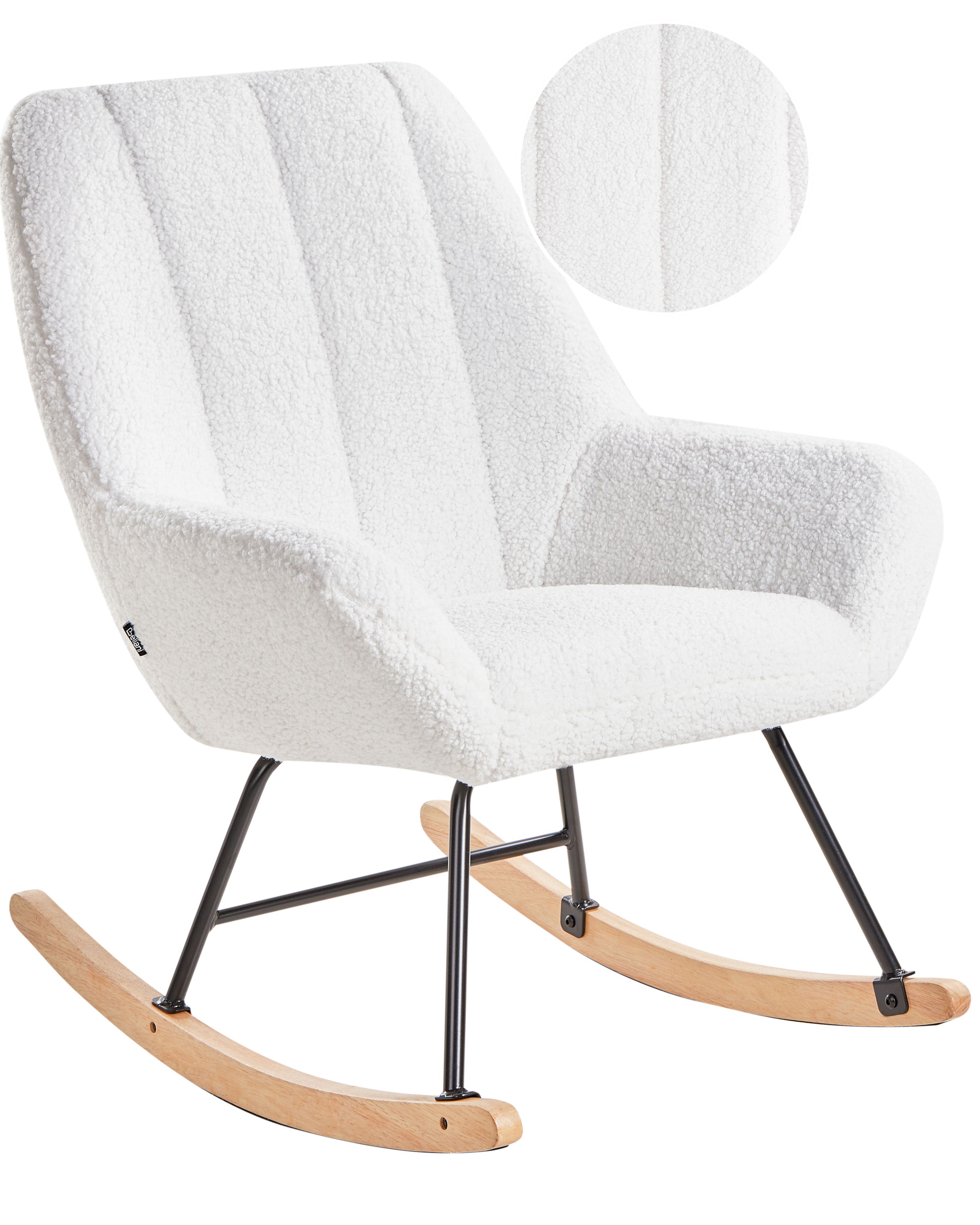 Rocking Chair KINNO Boucle Off-White
