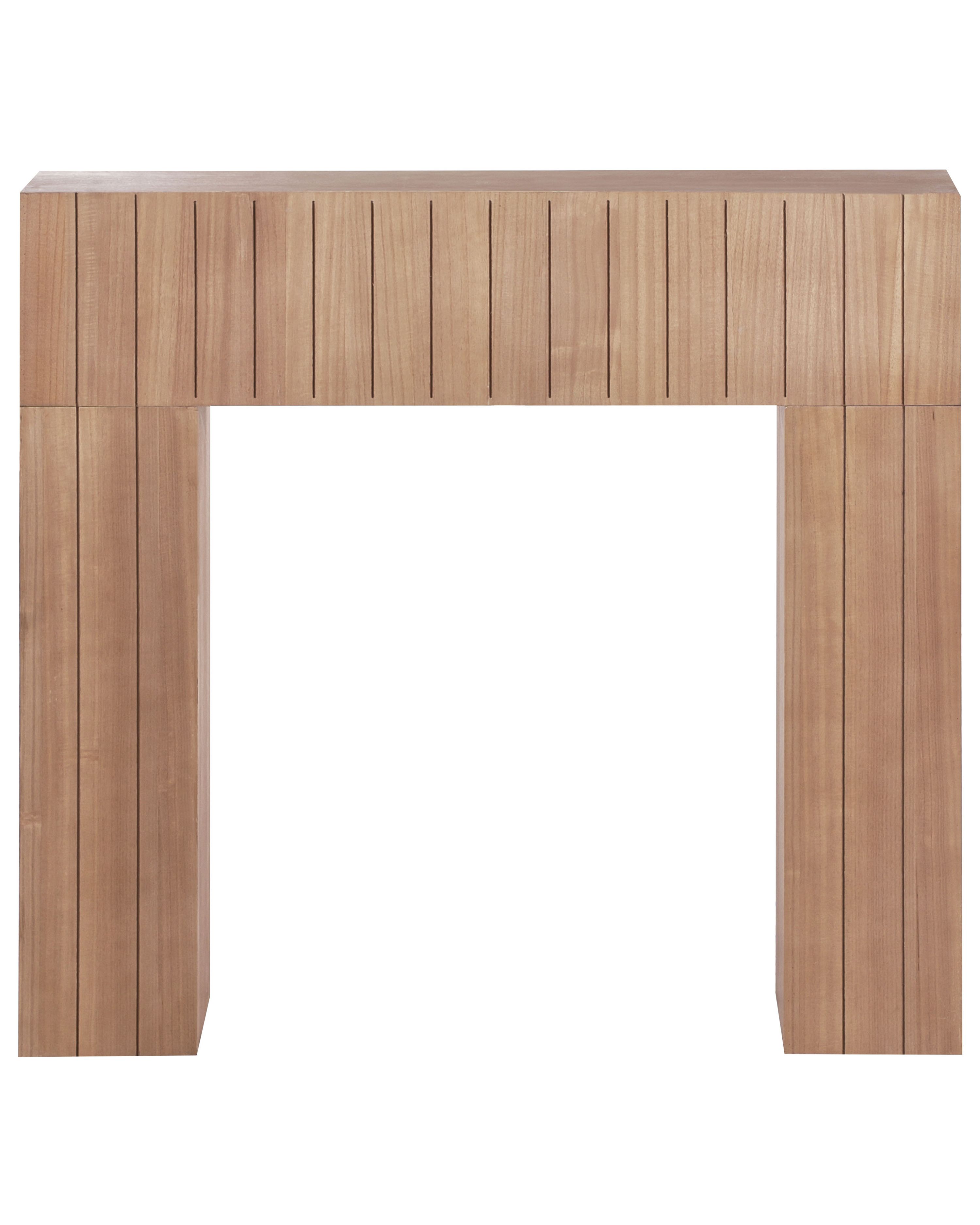 Fireplace Mantel BUNBURY Light Brown