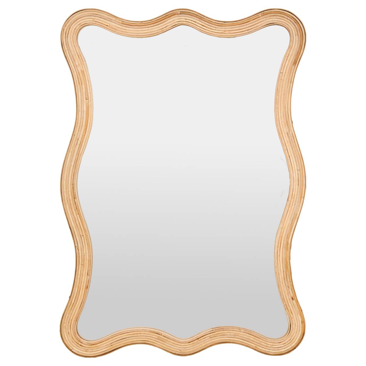 Wall Mirror "Maggie" Beige, 100x70 cm