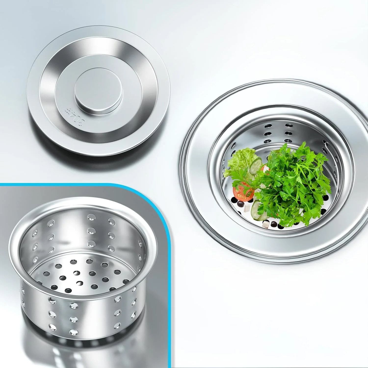 Utility Sink Freestanding Single Bowl Laundry Sink with Shelf board Hot and Cold Water Plumbing Stainless Steel Sink for Restaurant, Laundry Room, Garage, Commercial Kitchen