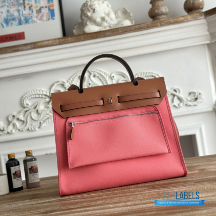Hermès Herbag Zip 31 Bag | 31x25x10 cm | Luxury Canvas & Leather Shoulder Bag for Women | Spacious Everyday Hermès Tote1:1High-quality replica