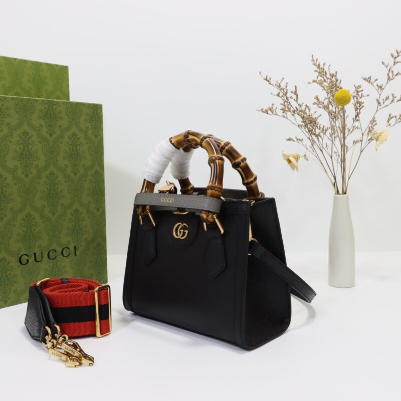 Replica Gucci Diana Small Tote Black1:1High-quality replica