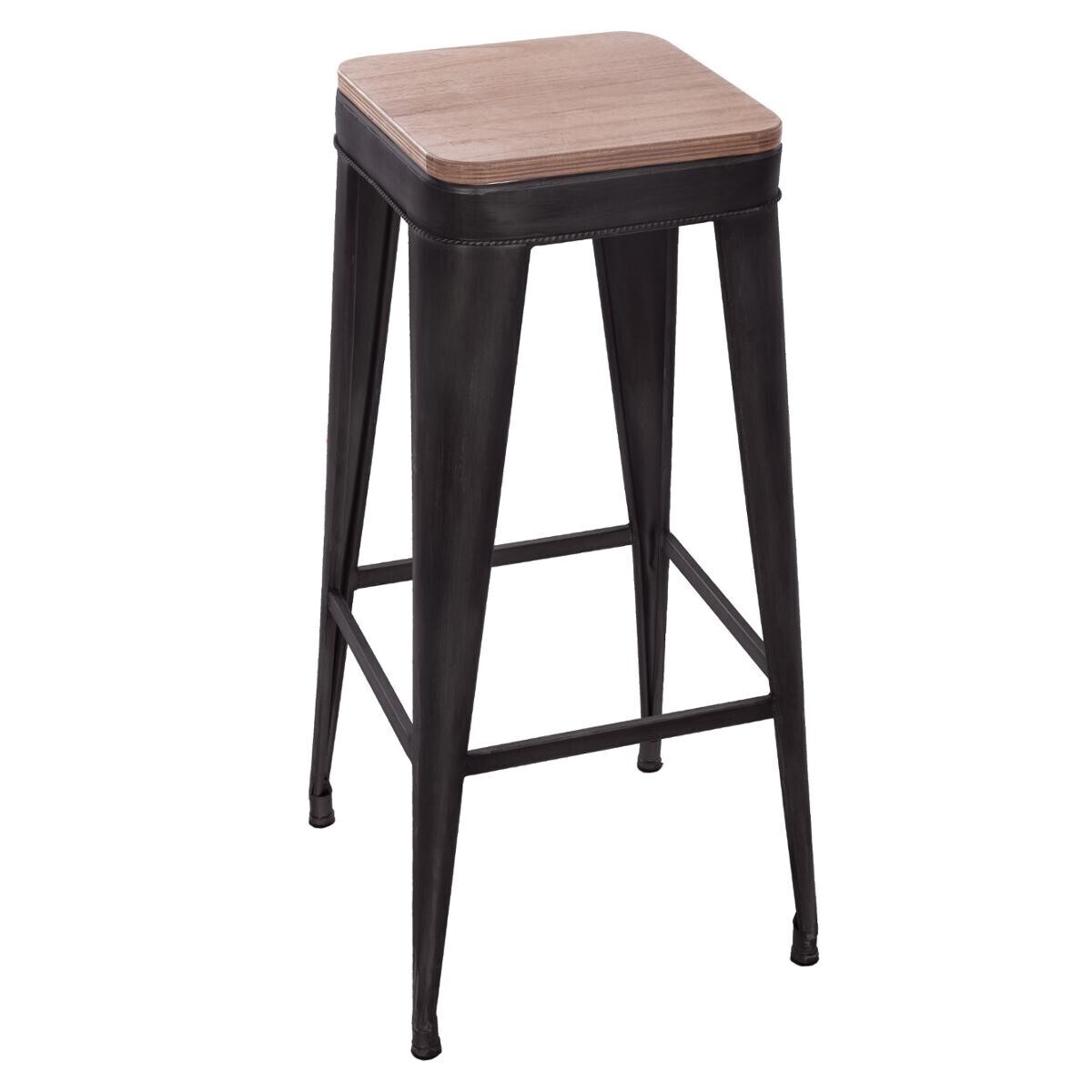 Bar stool "Joris" Black