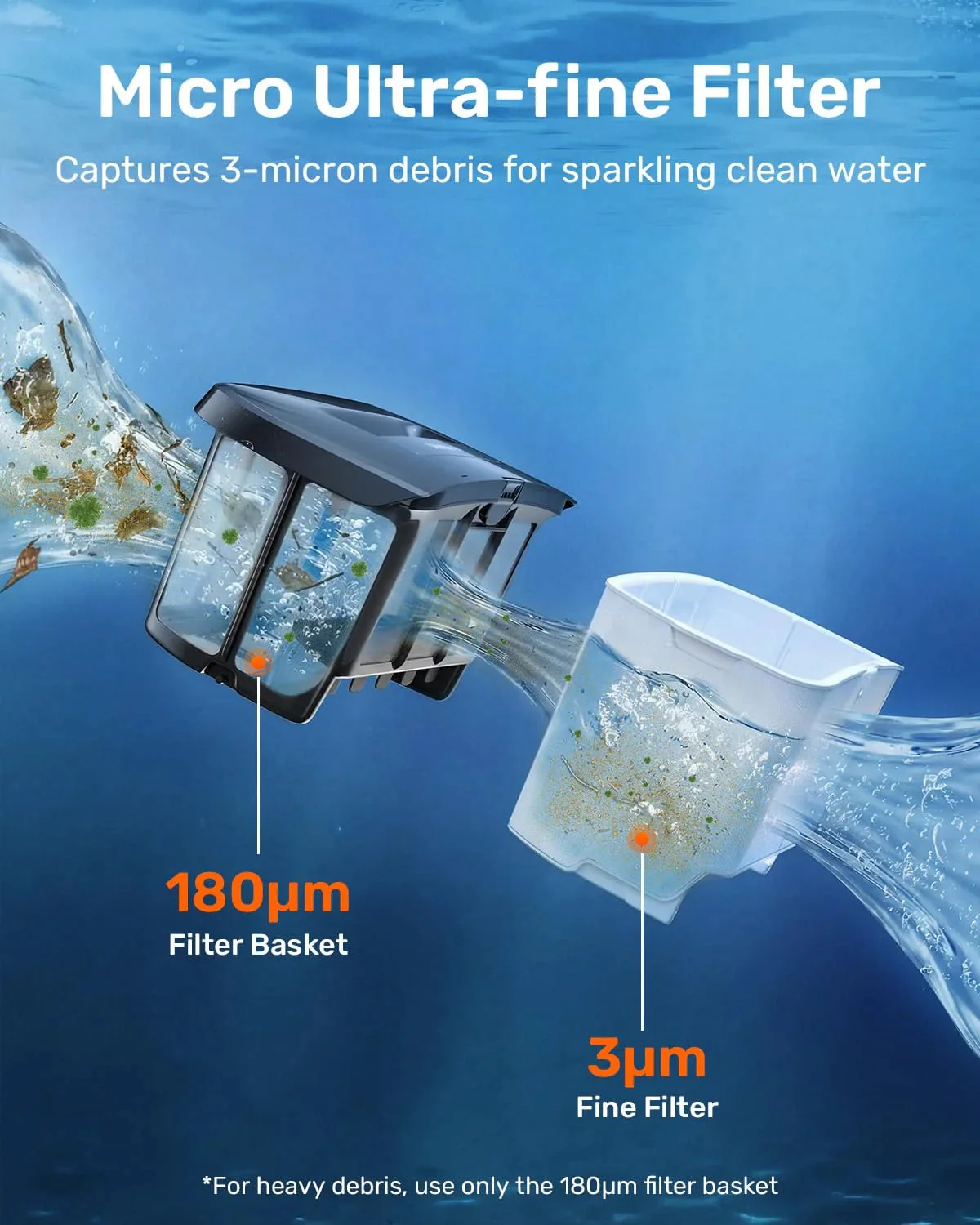 Cordless Robotic Pool Vacuum Cleaner With Smart Navigation And Wall And Waterline Cleaning - Image 5 Cordless Robotic Pool Vacuum Cleaner With Smart Navigation And Wall And Waterline Cleaning - Image 5