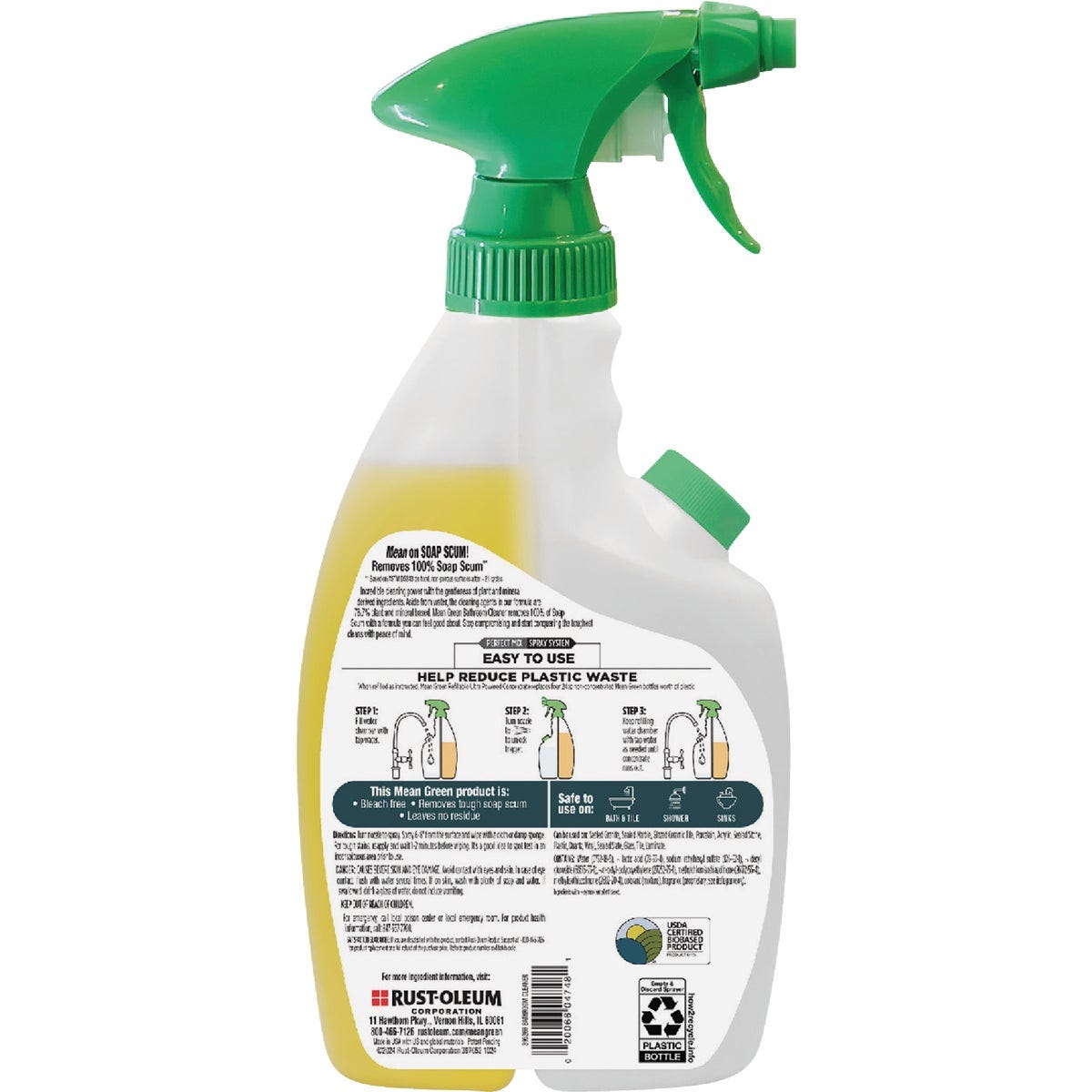 Mean Green 28 Oz. Tropical Breeze Refillable Bathroom Cleaner