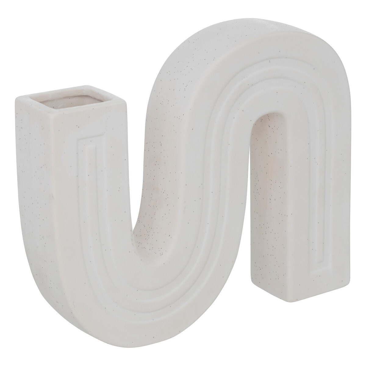 Soliflore Ceramic, white, h.24,8 cm