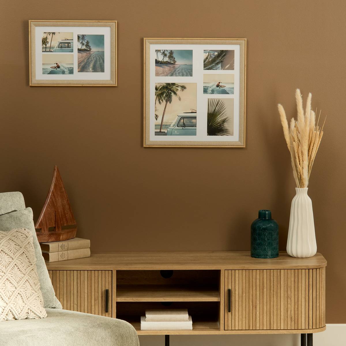 Memo Board "Zera" Beige, 49.6x46.6 cm