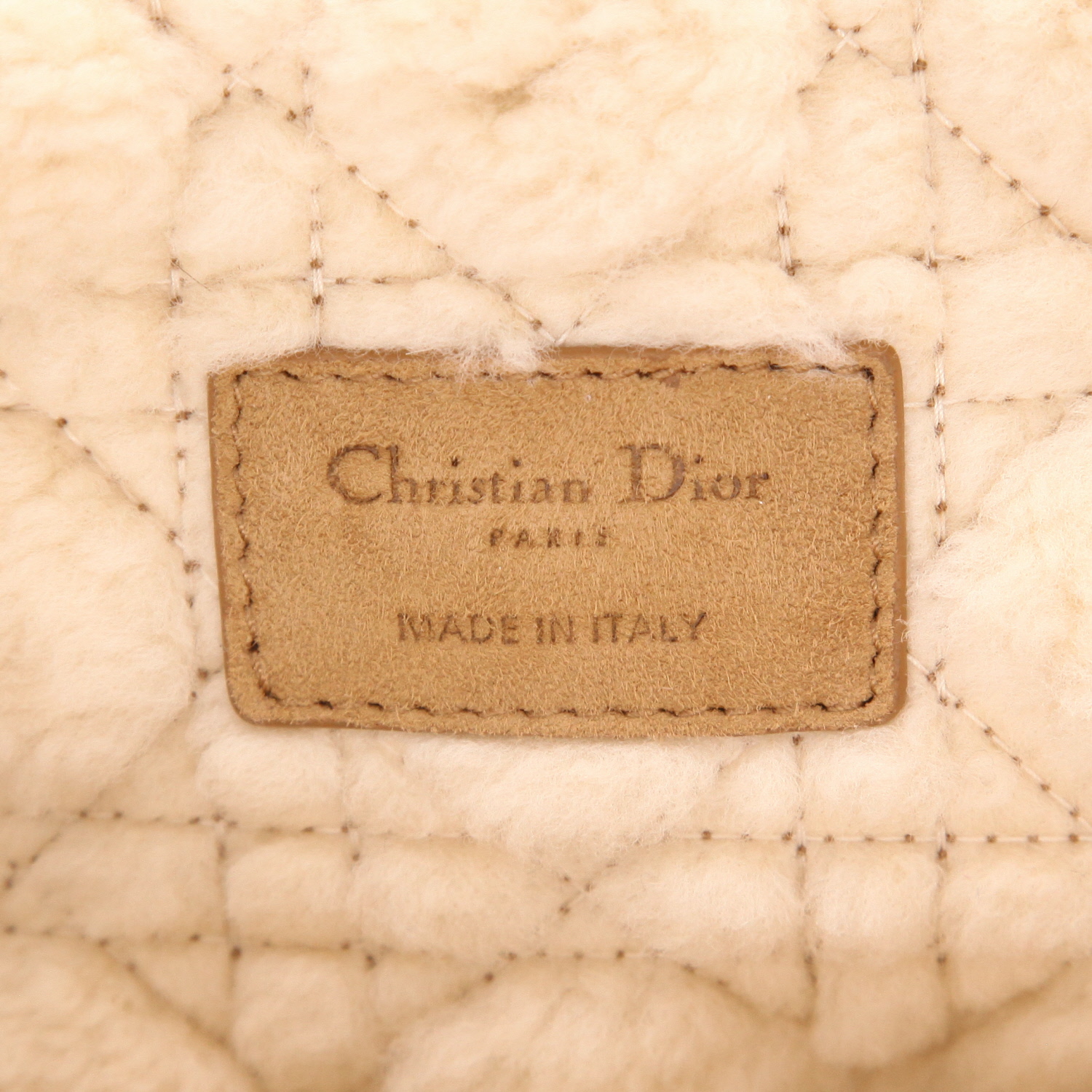 Dior Caro handbag in brown sheepskin1:1High-quality replica