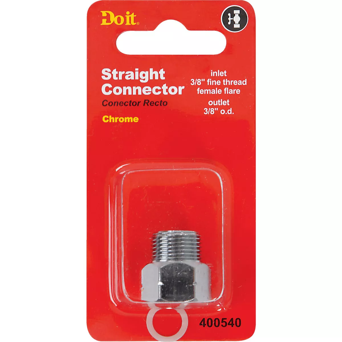 Do it Best 3/8 In. OD x 3/8 In. FL Brass Adapter