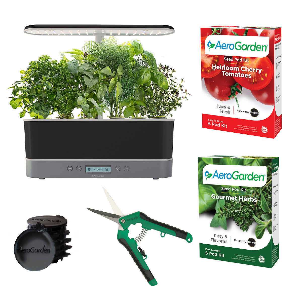 AeroGarden Bounty Elite Indoor Garden With 50W LED Grow Light - Bounty Elite - Image 5 AeroGarden Bounty Elite Indoor Garden With 50W LED Grow Light - Bounty Elite - Image 5