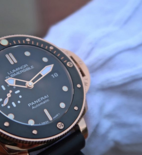 Replica Panerai ZF Luminor Submersible PAM684 RG Rubber Strap P.9010 - Top club