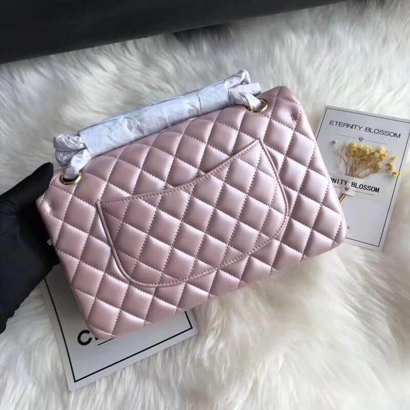 Replica Chanel 1112 Pink Gold Medium Size 2.55 Lambskin Leather Flap Bag1:1High-quality replica