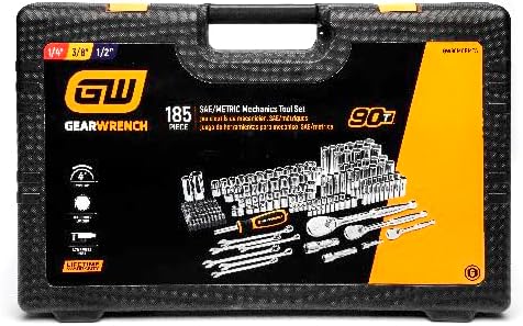 GEARWRENCH 185 Piece Mechanics Hand Tool Set - 1/4