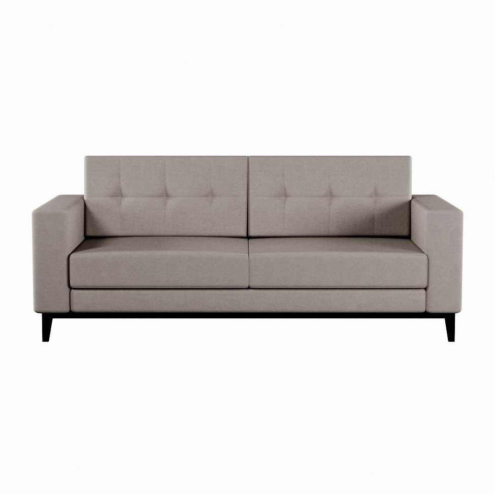 Sofá 3 Lugares Joy Pés e Base em Madeira Linho Cotton Cru 180 cm em Promoção | Ofertas na Americanas