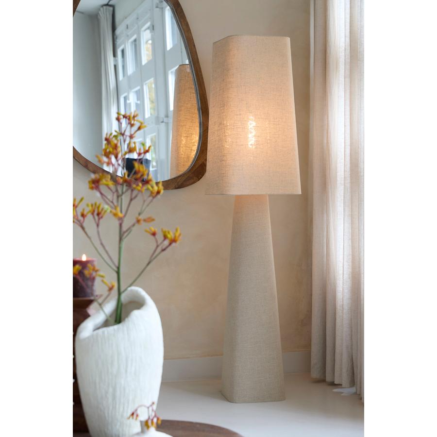 Light & Living - Mikko vloerlamp 40x40x176 cm linnen - naturel