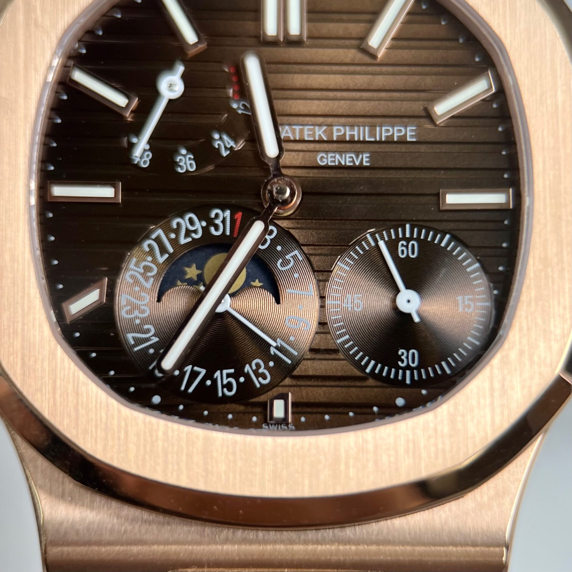 Patek Philippe Replica Watch Nautilus 5712R Chocolate Dial Gold Wrapped 40mm - Top club